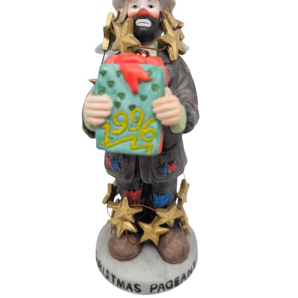 Vintage Flambro Emmett Kelly Jr Christmas Pageant 1996 Figurine No Box - Picture 2 of 4